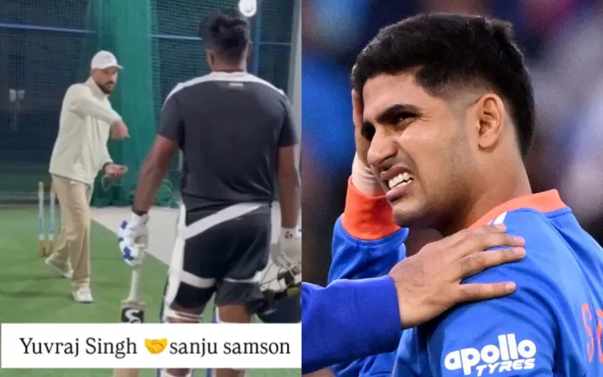 Watch- Sanju Samson becomes Yuvraj Singh’s new student after replacing Shubman Gill